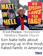 Whatever you thought about Fred Phelps before, you can add wife beater and child abuser to the list.